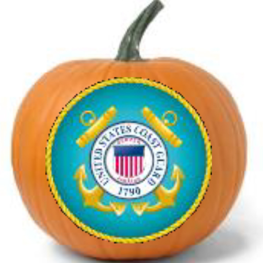 Military Pumpkins Coast Guard